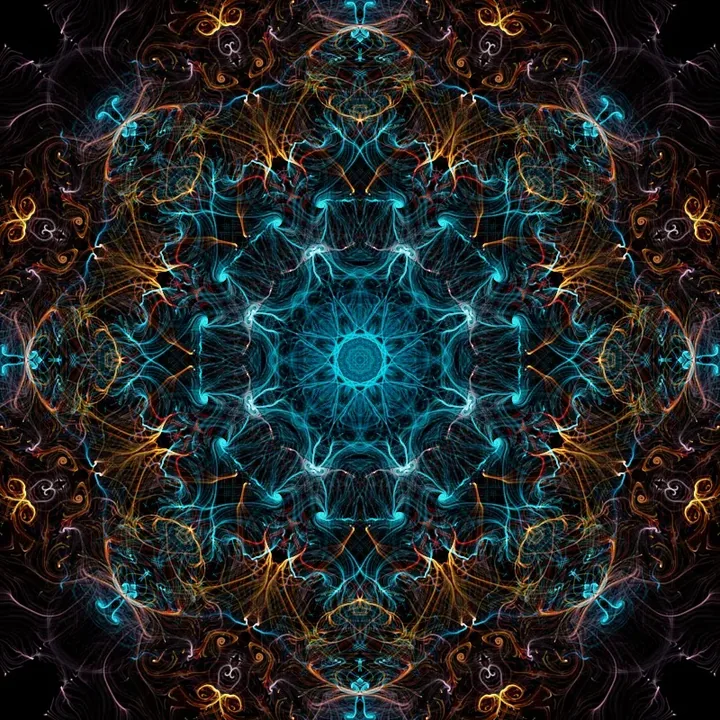 nighttime in the garden